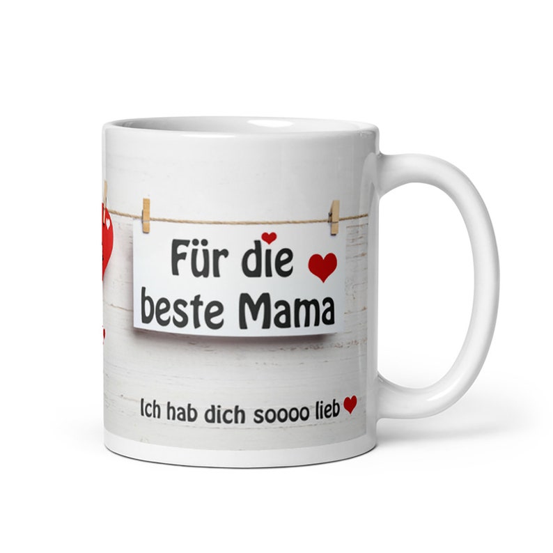 Tasse / Für die beste Mama Muttertag Weihnachten Bild 1