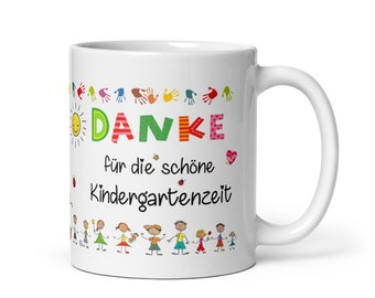Tasse / Danke für die schöne Kindergartenzeit (Figuren) - Erzieherin - Erzieher
