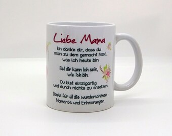 Cup / Dear Mom - Me - Mother's Day - Christmas