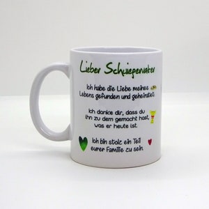 Tasse / Lieber Schwiegervater Sohn Bild 2