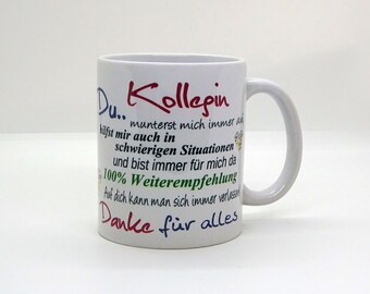 Tasse / Kollegin, Du...