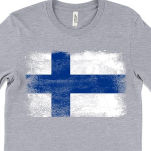 Finland Flag Shirt | Finnish Flag T-Shirt Gift | Finland Souvenir T Shirt |