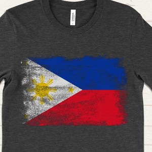 Philippines Flag Shirt, Filipino Flag T-Shirt, Filipino Pride Gift, Patriotic Philippines Shirt, Philippines Souvenir Tee