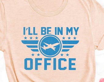 Funny Pilot Shirt, Airplane Lover T Shirt, Aviation Gift for Men, Flight Instructor Tee, Pilot Graphic Shirt, Airplane Shirt for Him