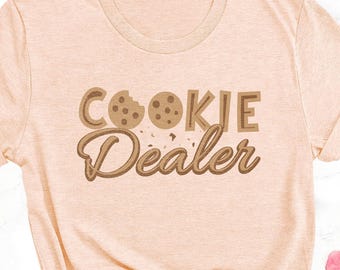 Cookie Dealer T-Shirt: Funny Baking Graphic Tee for Cookie Lovers