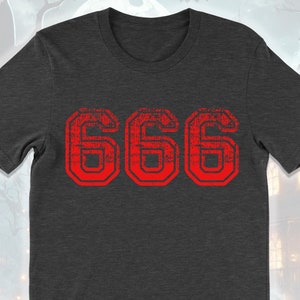 Team 666 Occult Shirt, Gothic Satanic Shirt, Halloween Occult Clothing, Satanic Occult T Shirt, Lucifer Tshirt, Satanist Gifts