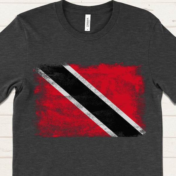 Trinidad and Tobago Flag Shirt, Trinidadian Flag T-Shirt, Trinidad and Tobago Pride Gift, Patriotic Trinidad Shirt, Trinidad Souvenir Tee