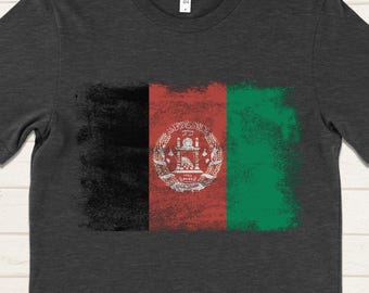 Afghanistan Flag Shirt, Afghan Flag T-Shirt, Afghan Pride Gift, Mens Afghanistan Shirt