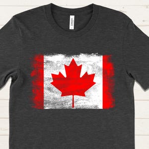 Canada Flag T-Shirt, Canadian Maple Leaf Graphic Tee, Unisex Country Pride Shirt
