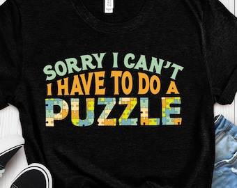 Puzzle Lover T-Shirt: Unisex Jigsaw Graphic Tee