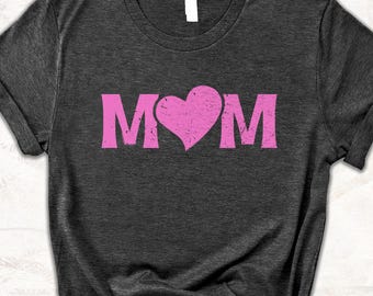 Hospital Mom Shirt, Minimalist Heart Graphic Tee, Trendy Gift, Aesthetic Women’s Baby Shower T-Shirt