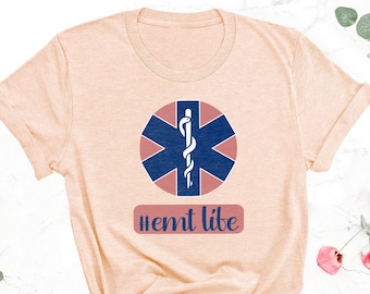 EMT Shirt for Women and Men - EMT ems Tshirt - Paramedic T Shirt - Gift for EMT, Paramedic Graduation Gift, First Responder Shirt for Women
