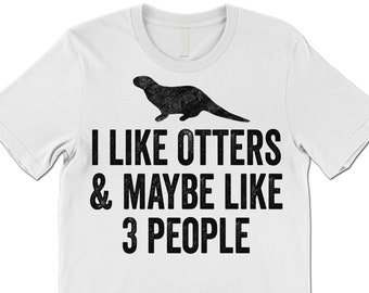 Funny Otters Owner T Shirt Gift.