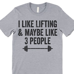 Funny Weight Lifting T Shirt. Weight Trainer Workout Shirt - Etsy