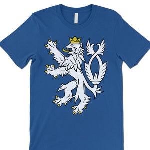 Retro Scottish Lion Rampant T Shirt. Vintage Scotland Lion Tee.