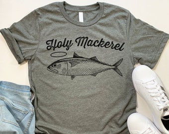 Holy Mackerel T Shirt. Funny Catholic T Shirt.