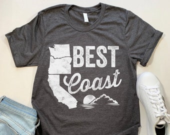 West Coast is the Best Coast Funny T Shirt.