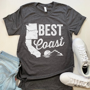 West Coast is the Best Coast Funny T Shirt.