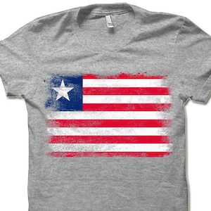 Liberia Flag Shirt | Liberia Flag T-Shirt Gift