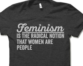 Feminist Apparel. Cool Feminist Shirts. Feminist Quotes on T Shirts. Feminist Clothing.