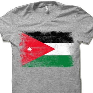Jordan Flag Shirt | Jordanian Flag T-Shirt Gift