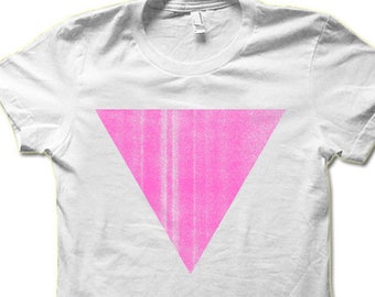 Gay Pride Pink Triangle T-Shirt - LGBTQ Regenbogen Stolz Shirt