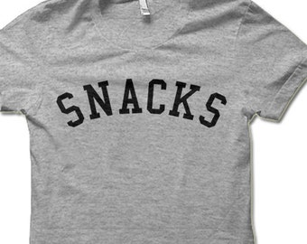 Snacks T Shirt. Funny T-Shirt.