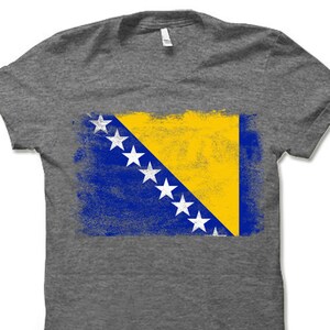 Bosnia and Herzegovina Flag T Shirt | Bosnian Flag Gift