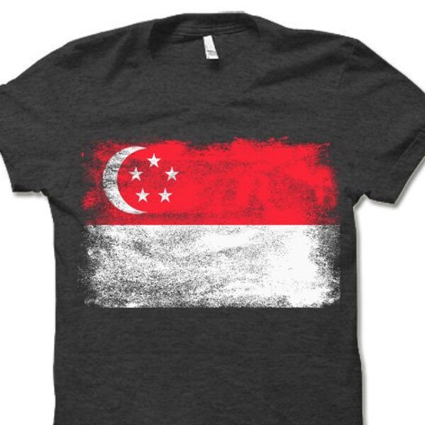 Singapore T Shirt Etsy
