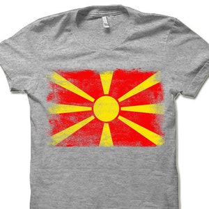 Republic of Macedonia Flag Shirt | Macedonian Flag T-Shirt Gift