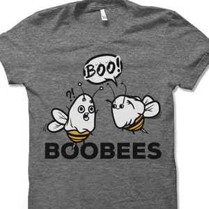 Halloween T-Shirt. Boobees Boo-Bees T Shirt. Funny Halloween Gift. Halloween Shirt for Men and Women.