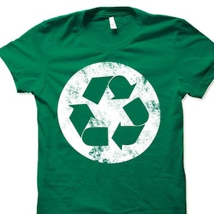Vintage Retro Recycle T-shirt. Recycling Logo Symbol Shirt. - Etsy