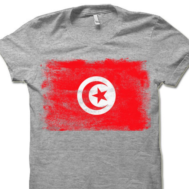 Tunisia Flag Kid Hawaiian Shirt with National Crest and Emblem TS04