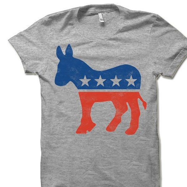 Vintage Democrat Donkey T Shirt | Political T-shirt | Democrat T-Shirt