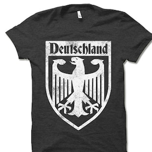 Deutschland Coat of Arms T Shirt | Germany T Shirt Gift | German Eagle Crest Shirt