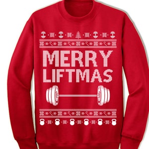 Workout best sale christmas sweaters