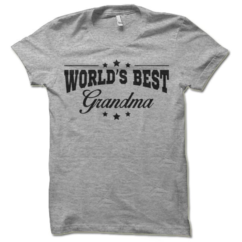 Grandma T Shirt. World's Best Grandma Shirt. Funny Gift Etsy