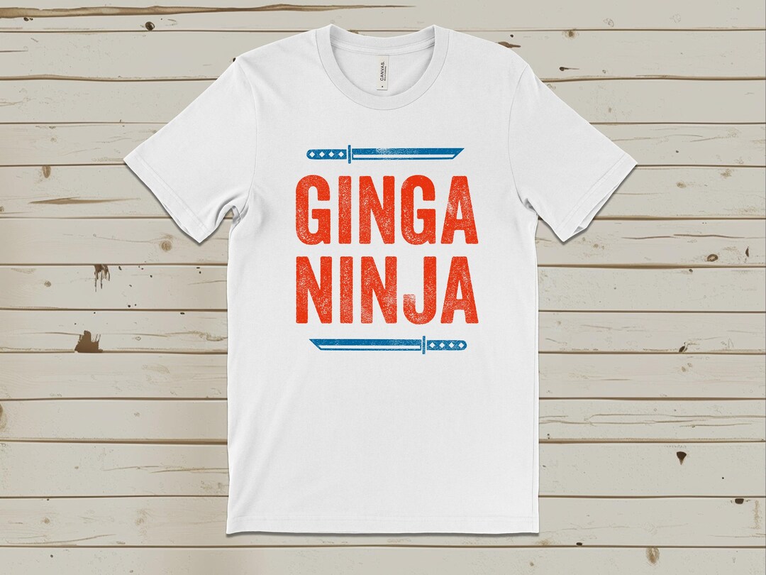 Ginga Ninja T Shirt, Funny Redhead Shirt, Ginja Ninja Tee, Ginger
