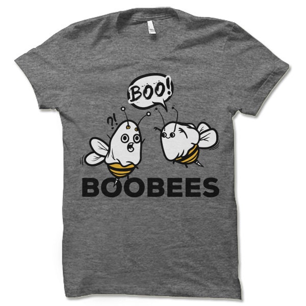 Halloween T-shirt. Boobees Boo-bees T 