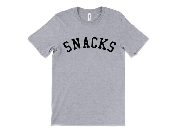 Snacks T Shirt, Casual Funny T-Shirt, Food Lover Shirt, Casual Graphic Tee, Comfortable Snack T-Shirt, Snack Lover Gift, T-Shirt for Foodies