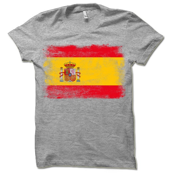 - Flag Shirt Spanish Gift Etsy Spain Flag T-shirt