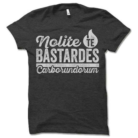 Women's 'Nolite Te Bastardes Carborundorum' T-Shirt - Handmaid's Tale Graphic Tee, Vintage Style, Grey - View #6