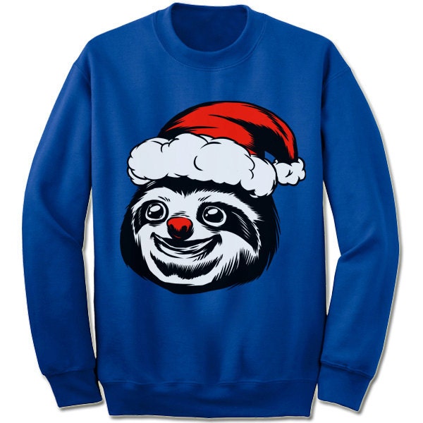 sloth ugly christmas sweater