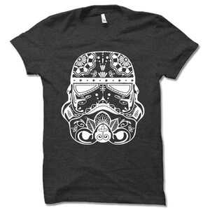 Sugar Skull Stormtrooper Shirt. Geek Calavera Tee. Funny Tee - Etsy