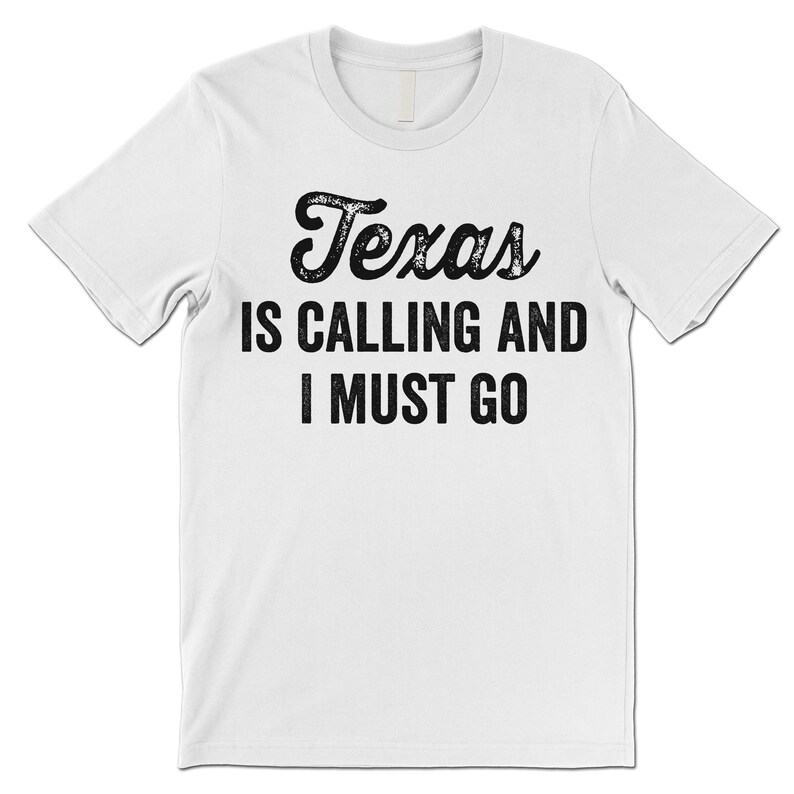 Texas is Calling T Shirt. Funny Texas Gift. Etsy