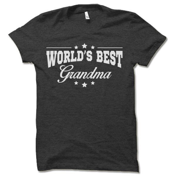 Grandma T Shirt. World's Best Grandma Shirt. Funny Gift Etsy