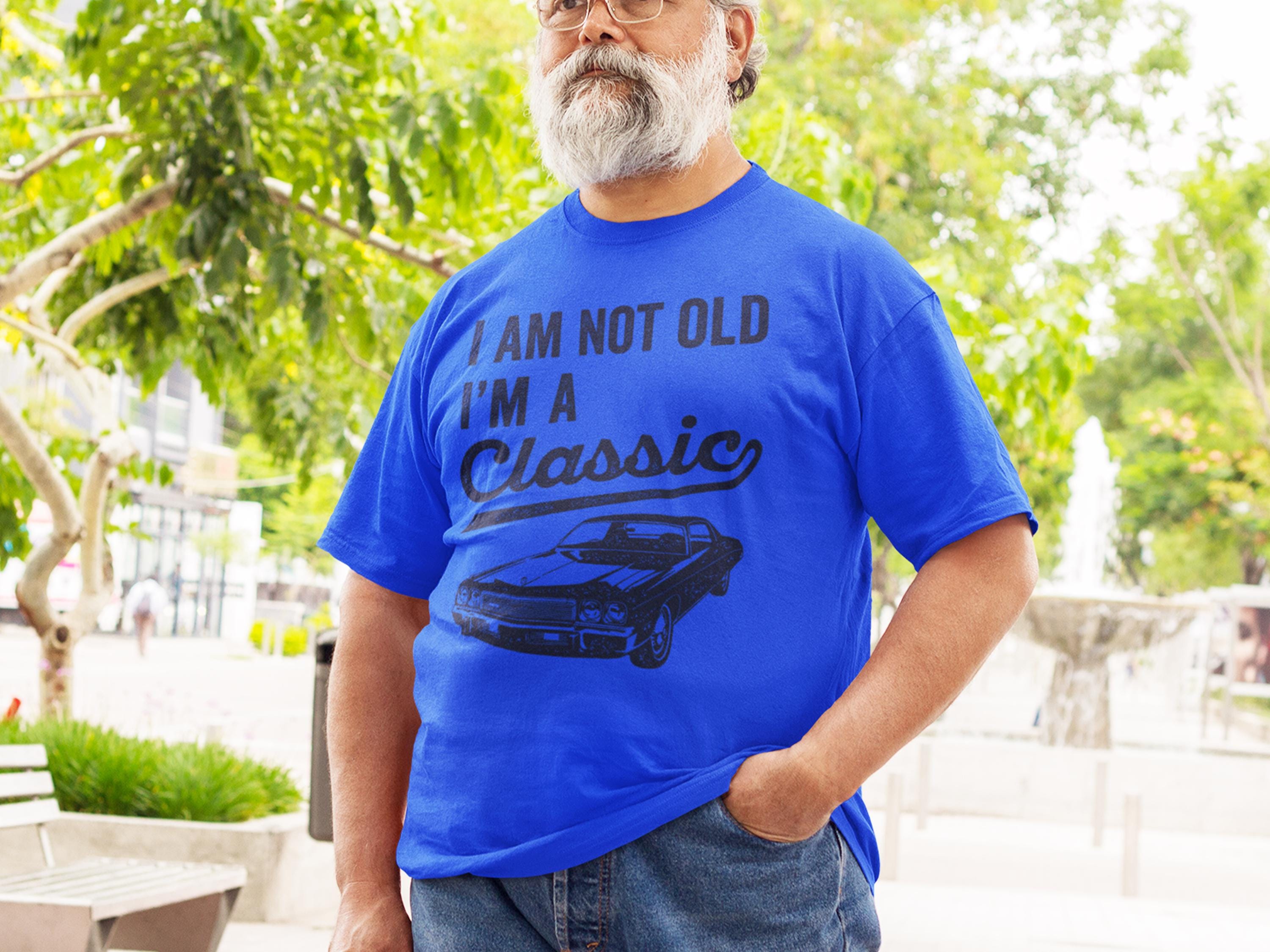 Volkswagen T-Shirt Uomo – 'Non Sono Vecchio, Sono Un Classico' – Maglietta Ufficiale In Cotone, Licenza Originale