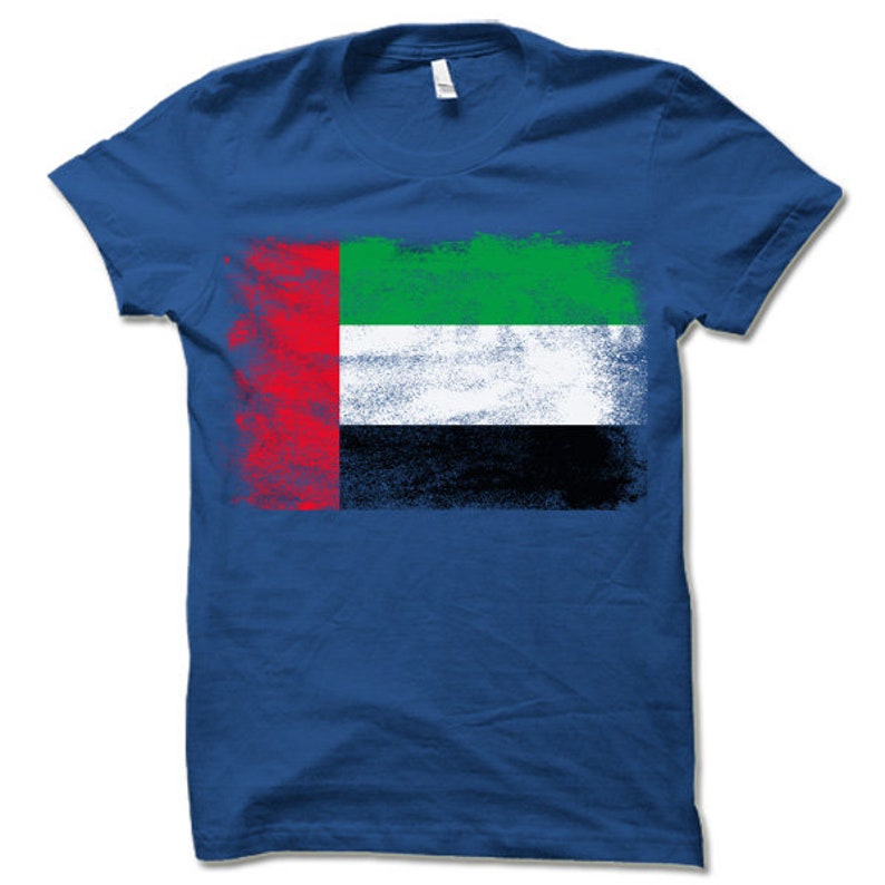 United Arab Emirates Flag Shirt UAE Flag Tshirt Gift Etsy