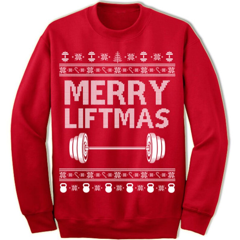 merry liftmas jumper