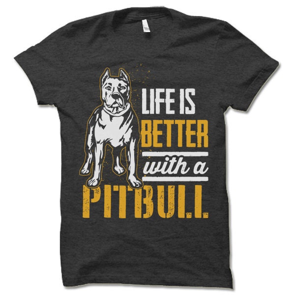 HappyHeadTees Unisex Pitbull Shirt - Pit Bull Advisory T Shirt - Bully Breed Lover T Shirt - Item 1950